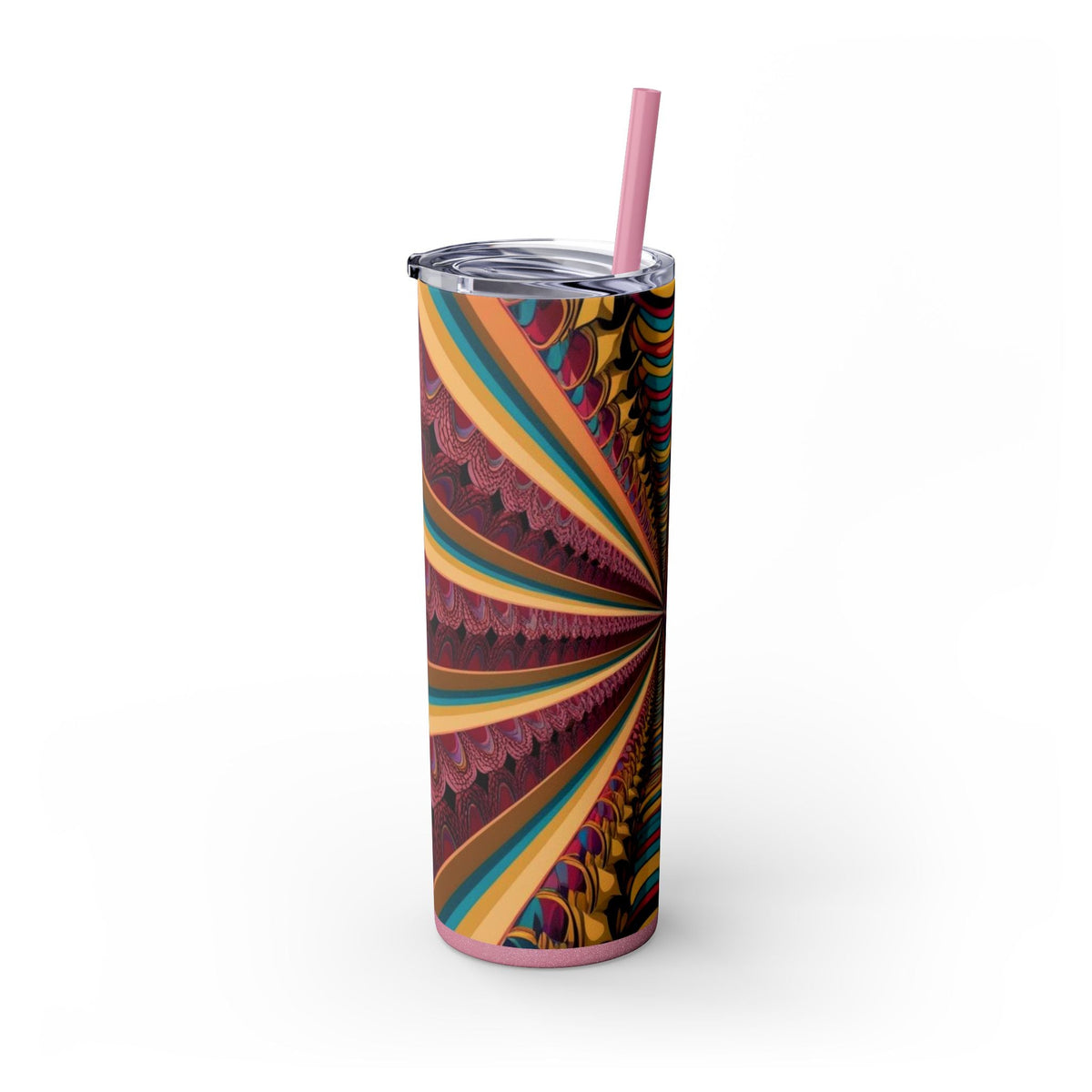 Skinny Tumbler with Straw – 20 oz Stainless Steel Cup