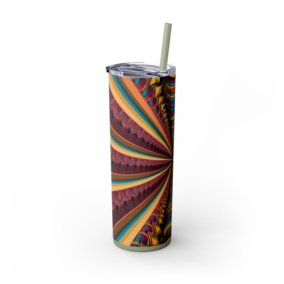 Skinny Tumbler with Straw – 20 oz Stainless Steel Cup
