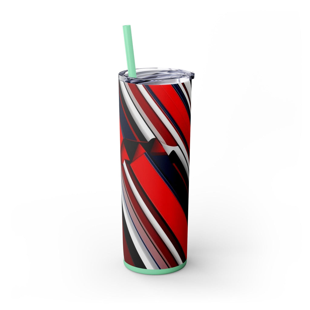 Skinny Tumbler with Straw – 20 oz Stainless Steel Cup