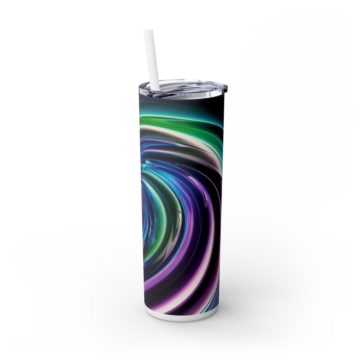 Skinny Tumbler with Straw – 20 oz Stainless Steel Cup