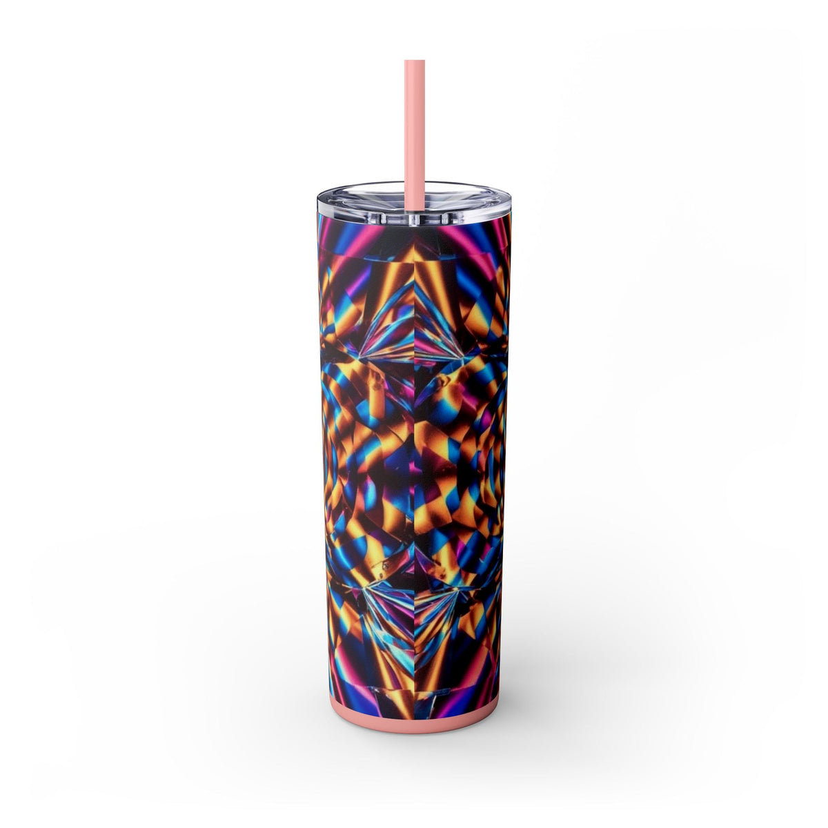Skinny Tumbler with Straw – 20 oz Stainless Steel Cup