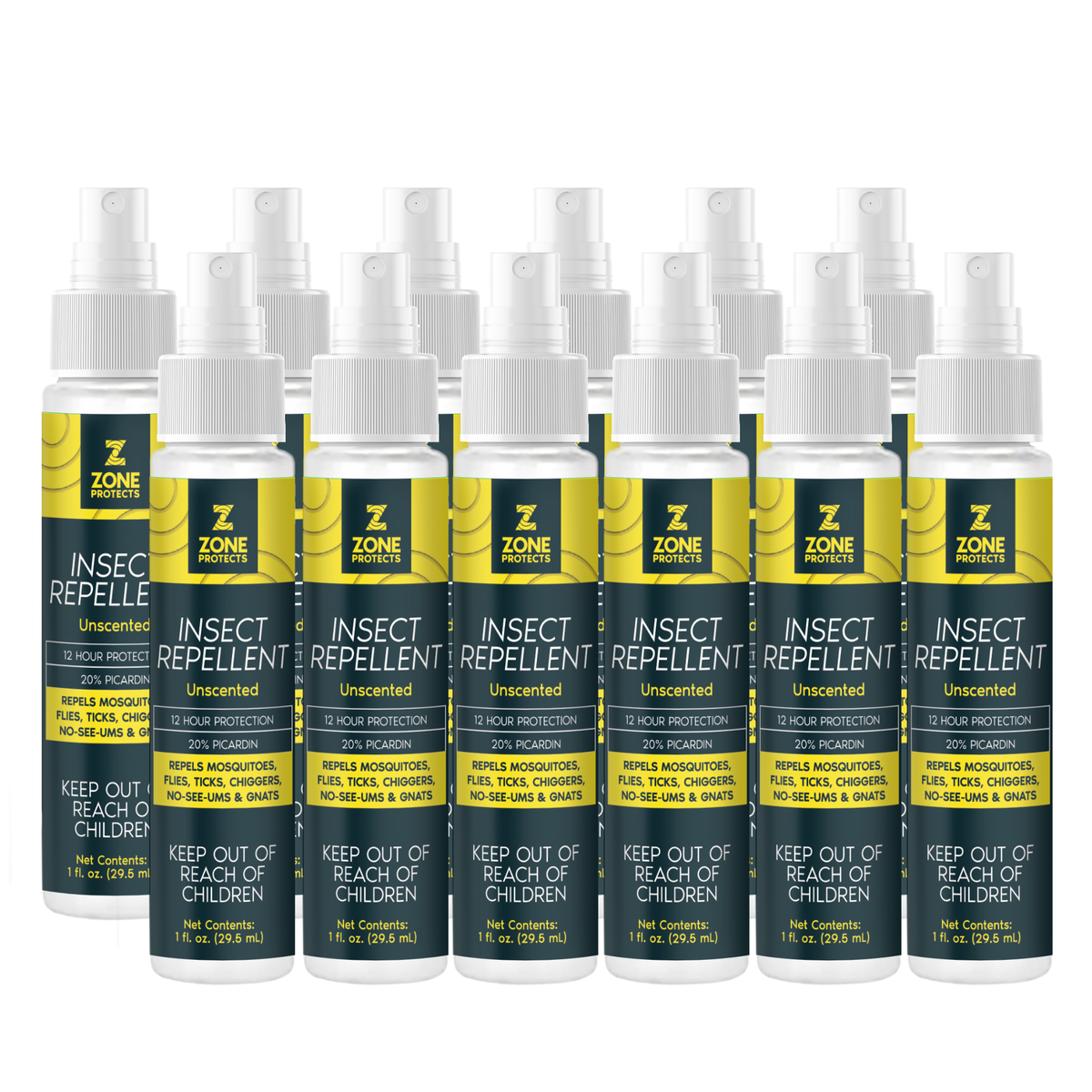 Unscented Insect Repellent Spray, 1oz Master Case of 12