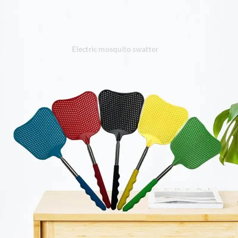2-Pieces: Heavy Duty Telescopic Fly Swatter Set