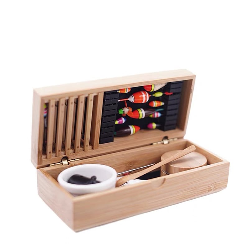Handmade Bamboo MicroFishing Tackles Box