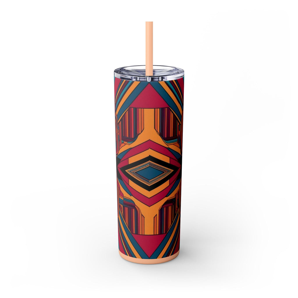 Skinny Tumbler with Straw – 20 oz Stainless Steel Cup