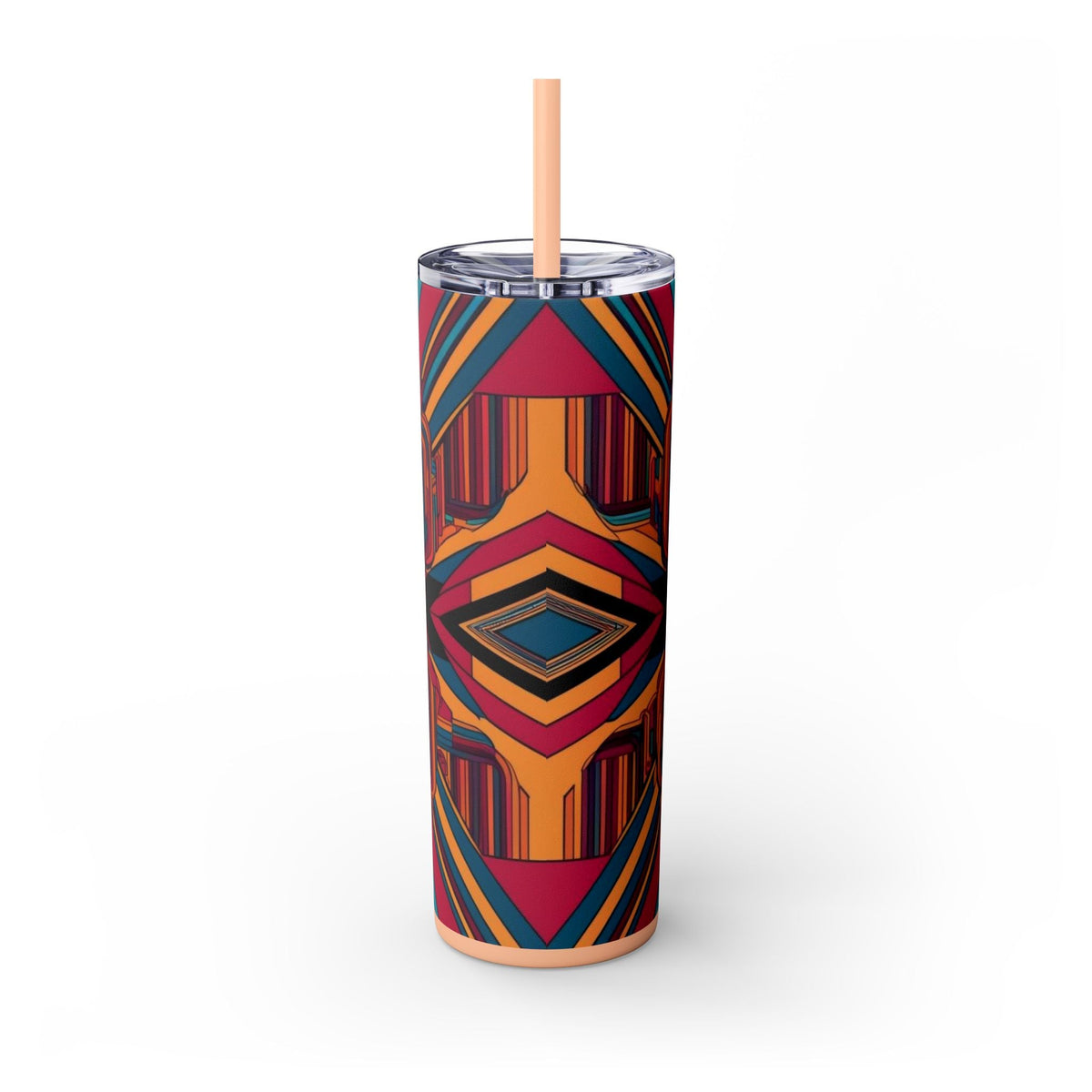 Skinny Tumbler with Straw – 20 oz Stainless Steel Cup