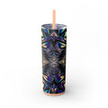 Skinny Tumbler with Straw – 20 oz Stainless Steel Cup
