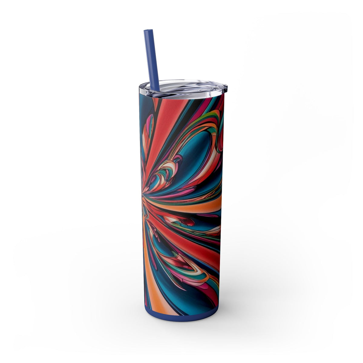 Skinny Tumbler with Straw – 20 oz Stainless Steel Cup