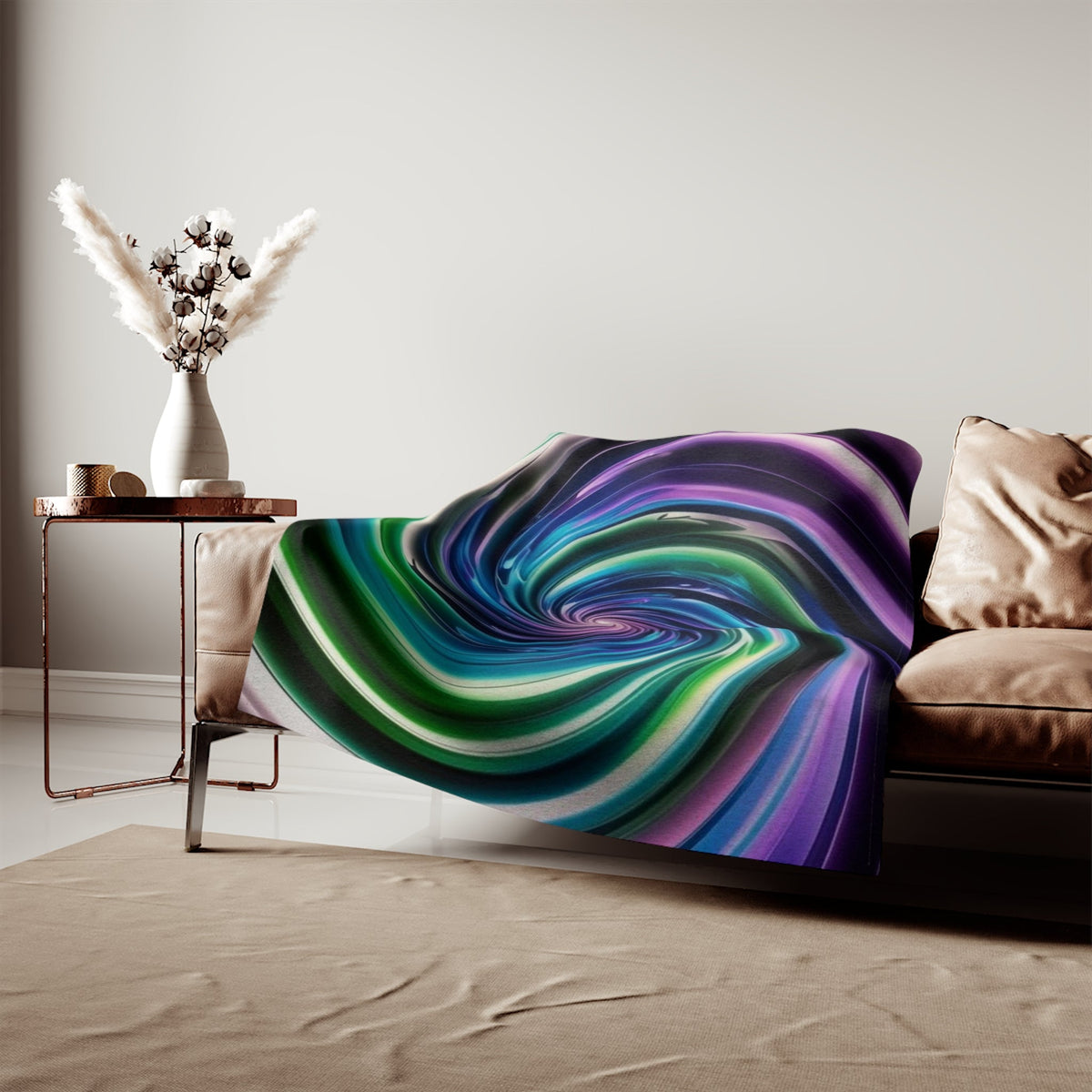 Sweatshirt Blanket – Plush Fleece Throw, 2 Size Options