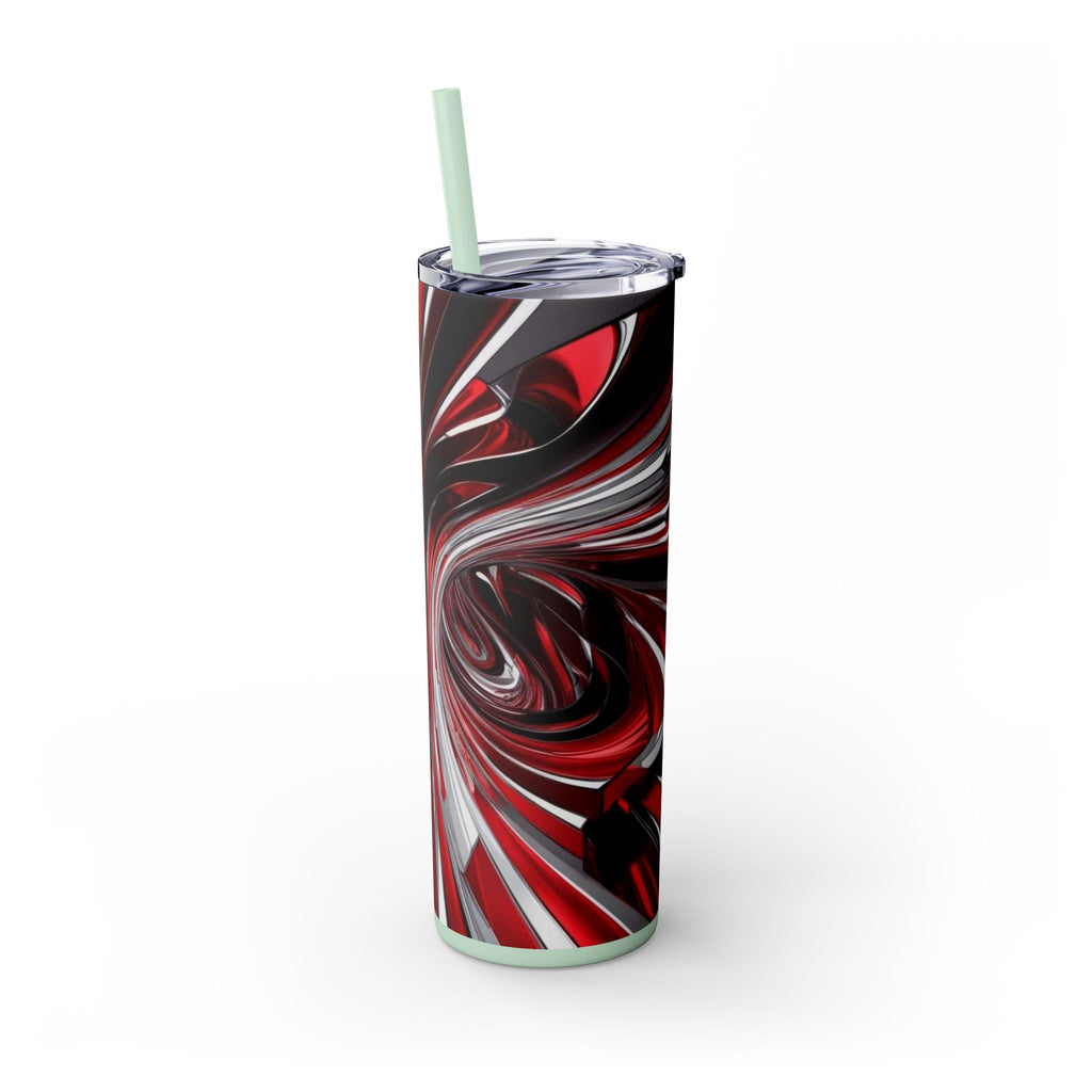 Skinny Tumbler with Straw – 20 oz Stainless Steel Cup