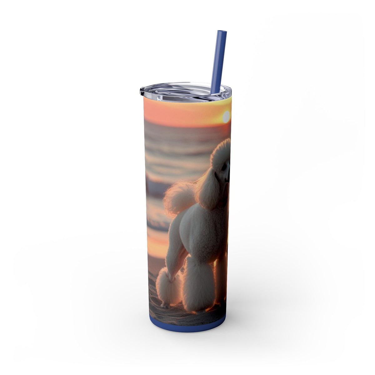 Skinny Tumbler with Straw – 20 oz Stainless Steel Cup