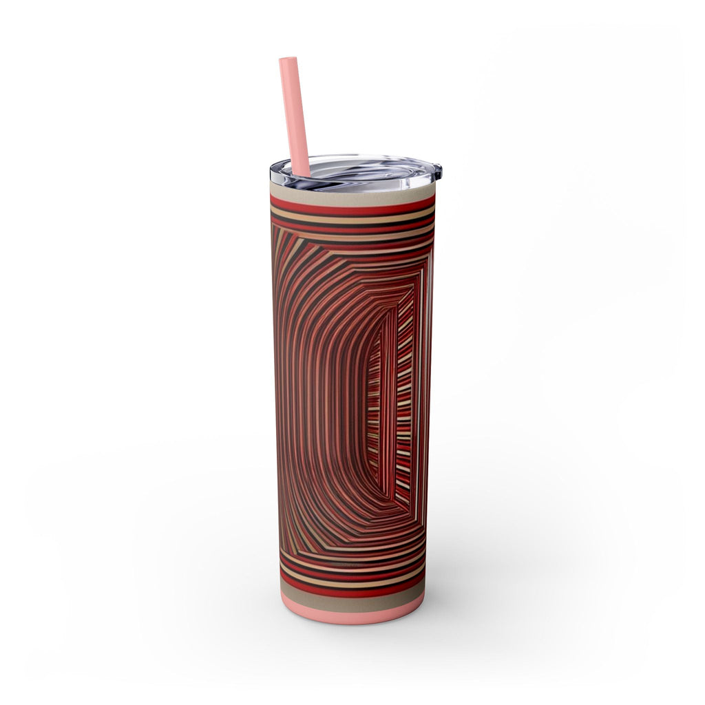 Skinny Tumbler with Straw – 20 oz Stainless Steel Cup