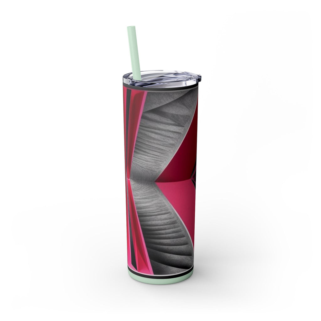 Skinny Tumbler with Straw – 20 oz Stainless Steel Cup