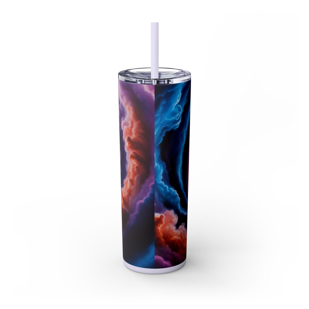 Skinny Tumbler with Straw – 20 oz Stainless Steel Cup