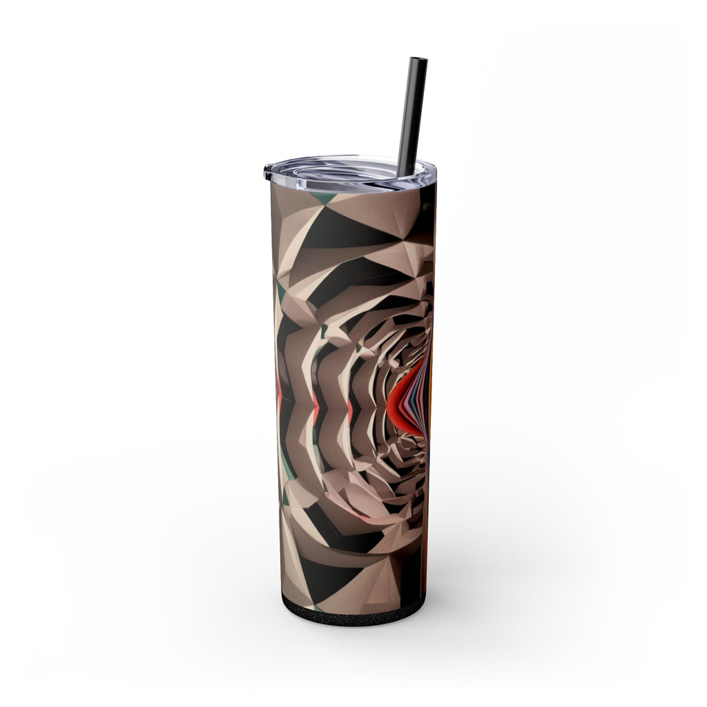 Skinny Tumbler with Straw – 20 oz Stainless Steel Cup