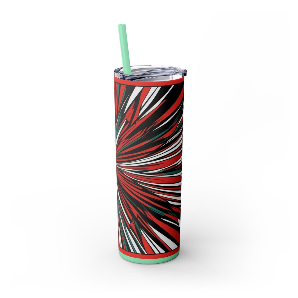 Skinny Tumbler with Straw – 20 oz Stainless Steel Cup