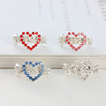 Rhinestone Heart Pet Hair Clip