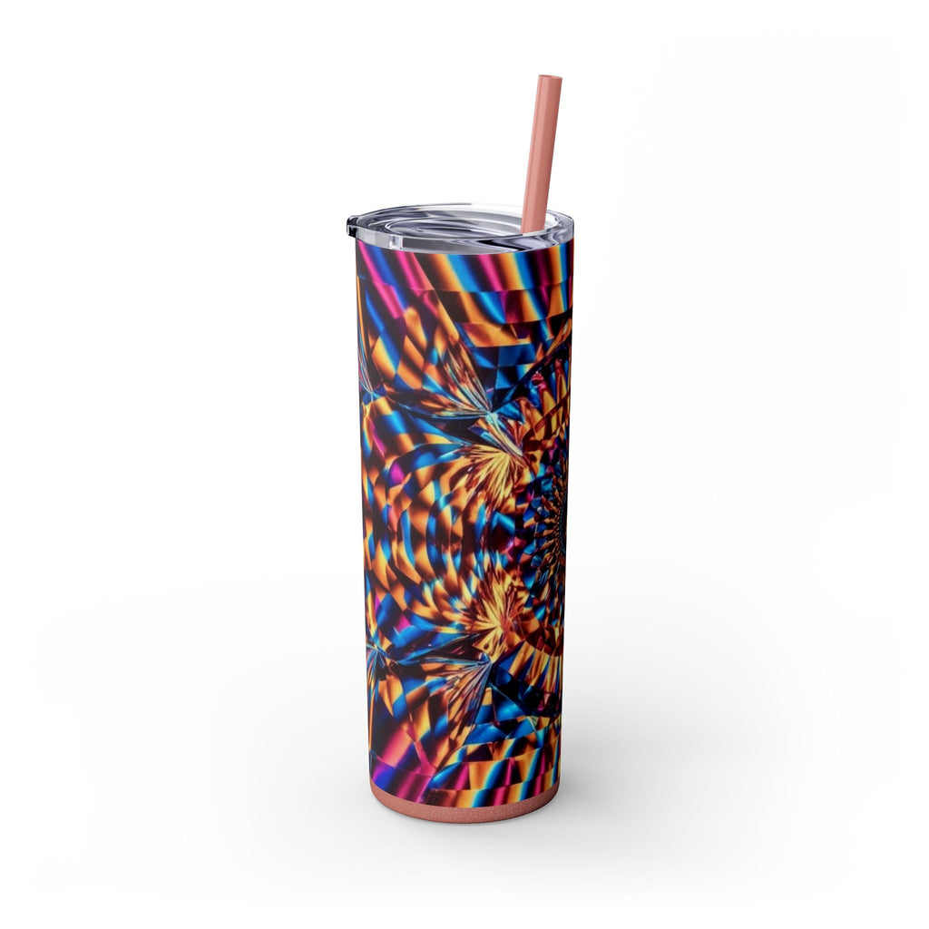 Skinny Tumbler with Straw – 20 oz Stainless Steel Cup