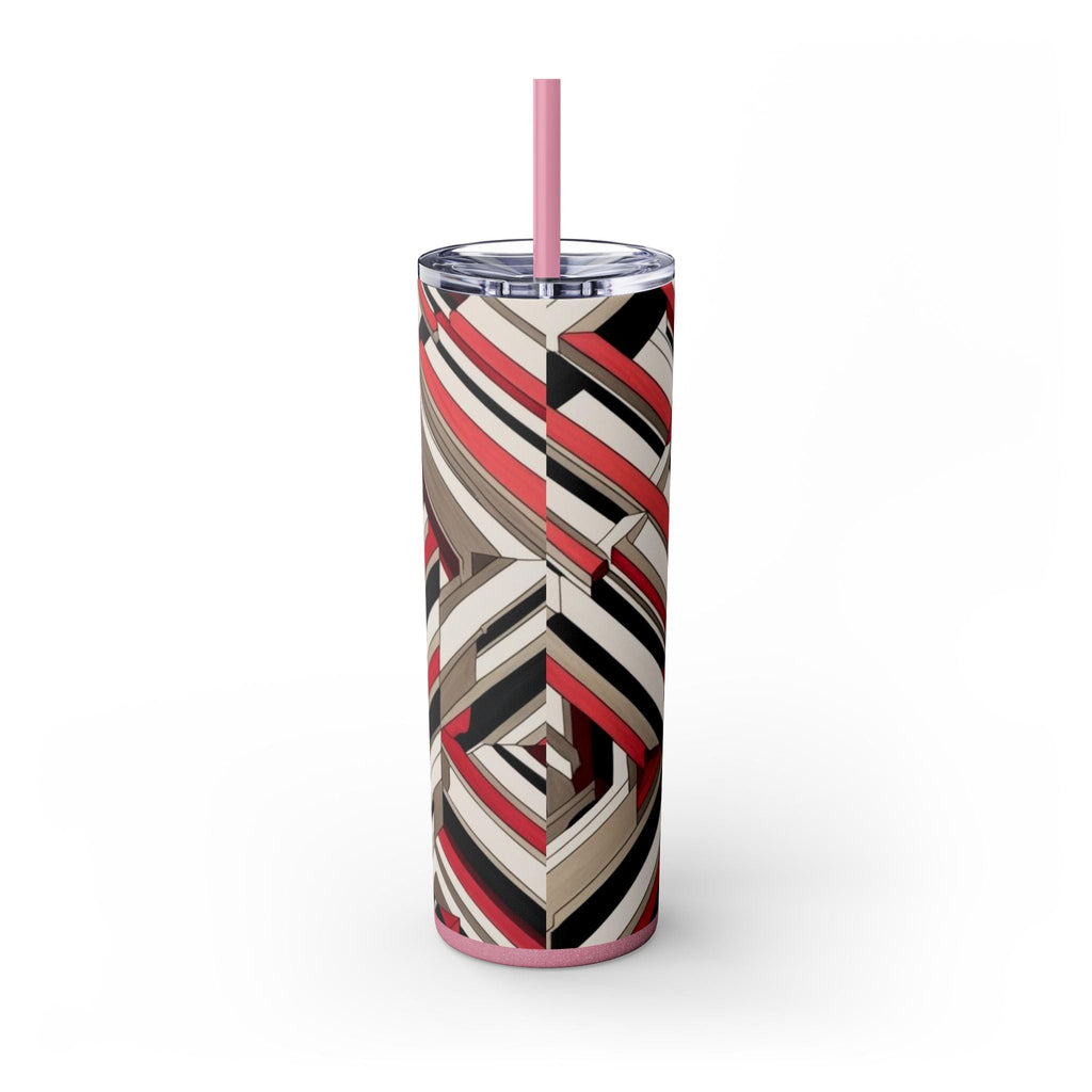 Skinny Tumbler with Straw – 20 oz Stainless Steel Cup