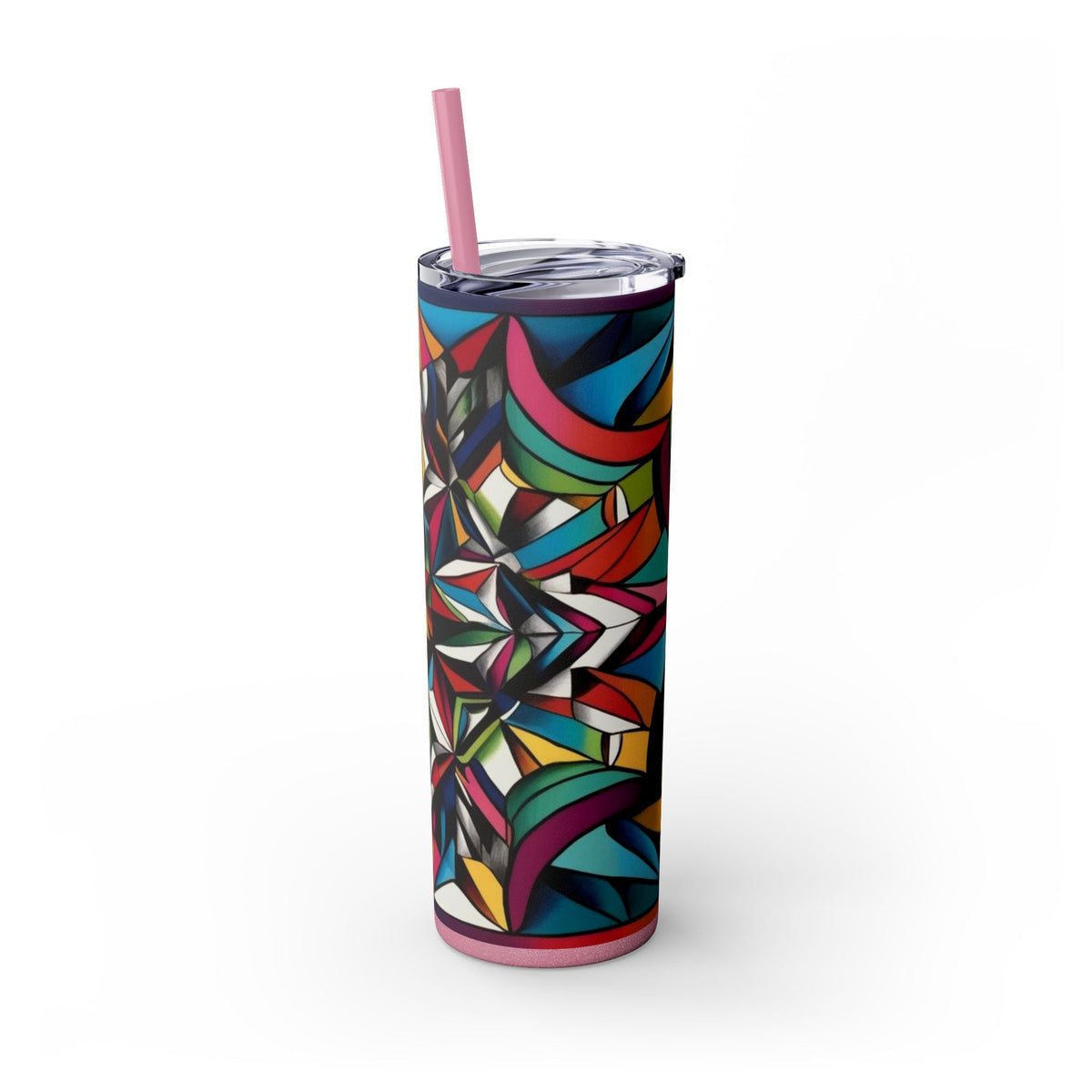 Skinny Tumbler with Straw – 20 oz Stainless Steel Cup