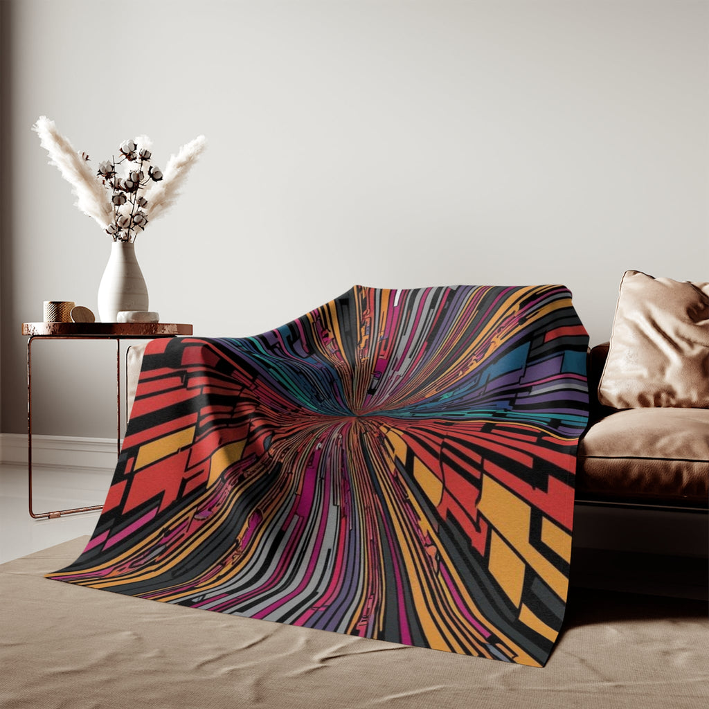 Sweatshirt Blanket – Plush Fleece Throw, 2 Size Options