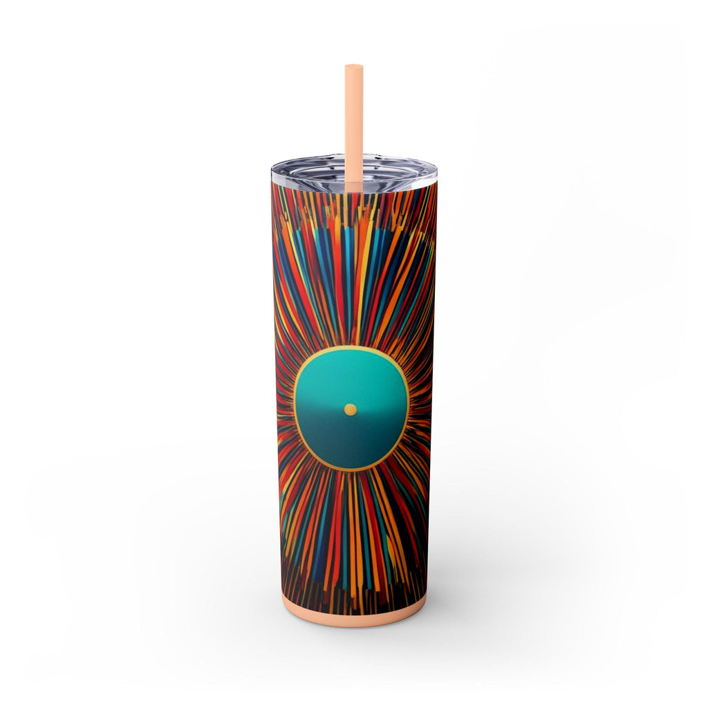 Skinny Tumbler with Straw – 20 oz Stainless Steel Cup