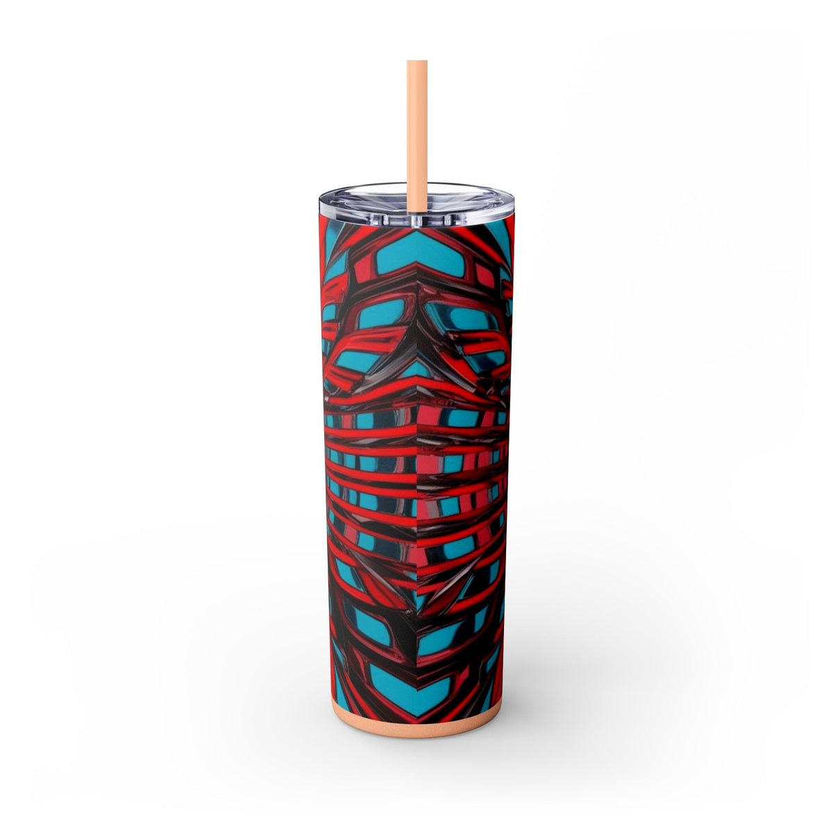 Skinny Tumbler with Straw – 20 oz Stainless Steel Cup