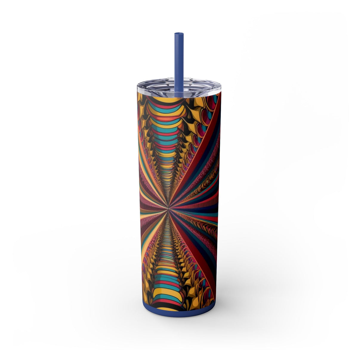 Skinny Tumbler with Straw – 20 oz Stainless Steel Cup