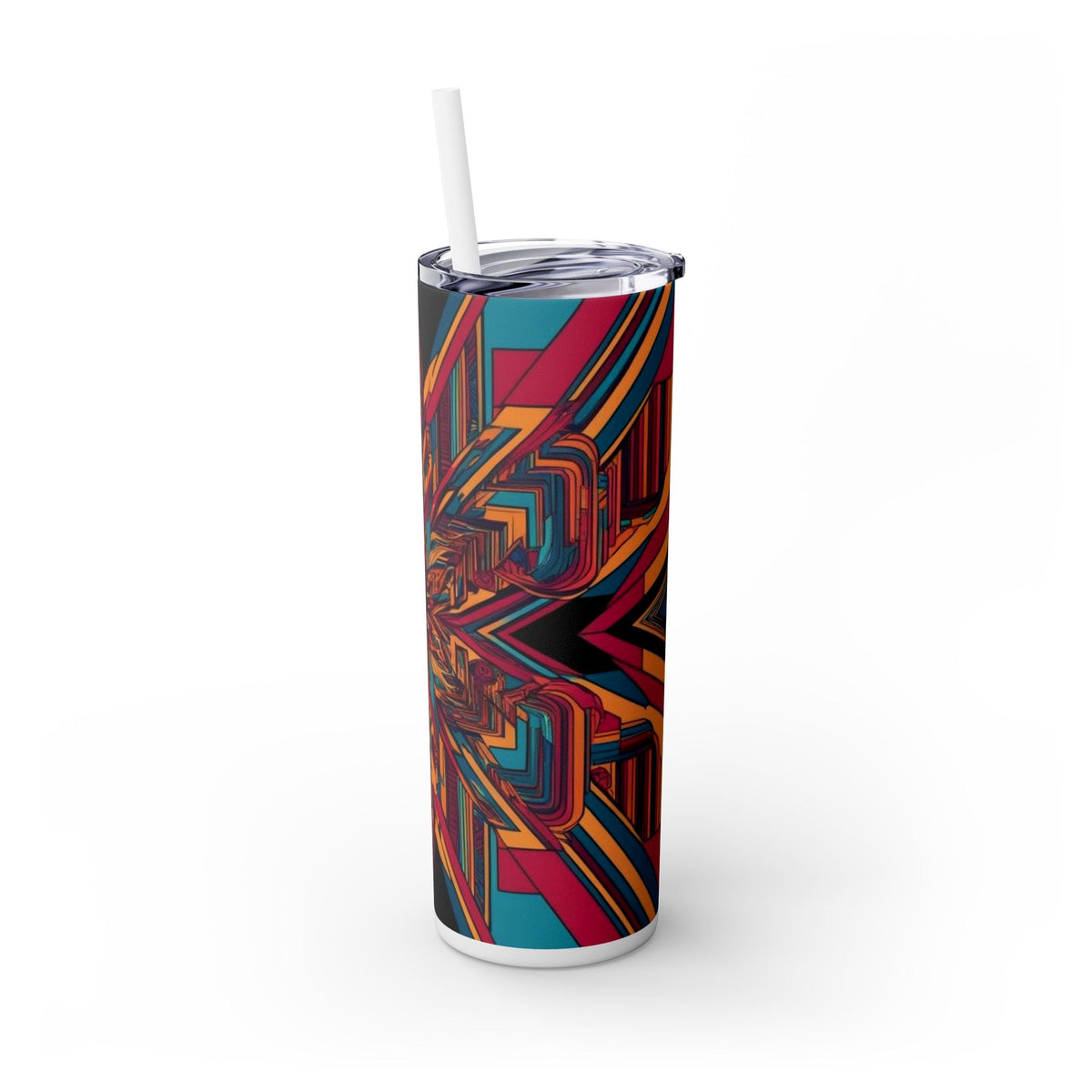 Skinny Tumbler with Straw – 20 oz Stainless Steel Cup