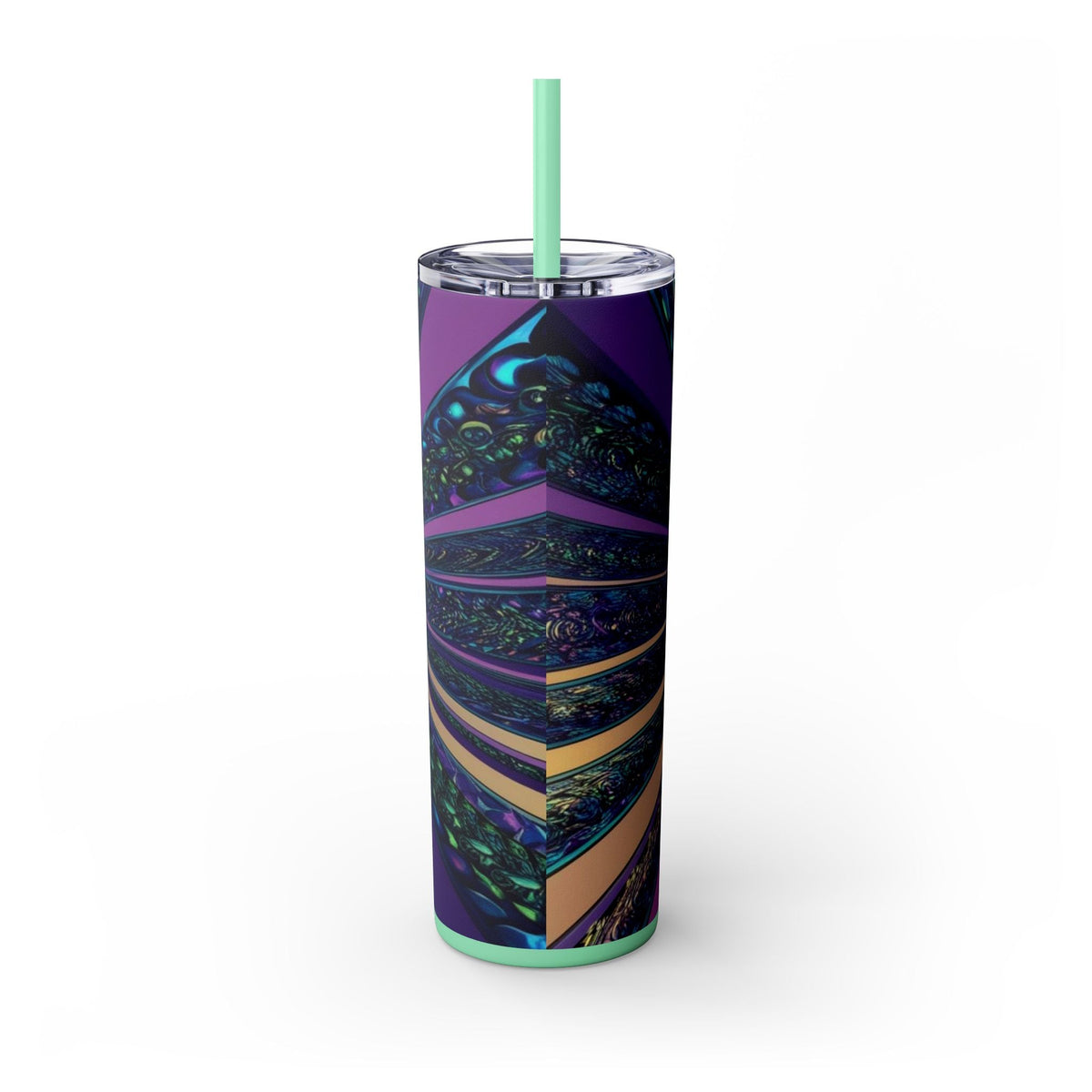 Skinny Tumbler with Straw – 20 oz Stainless Steel Cup