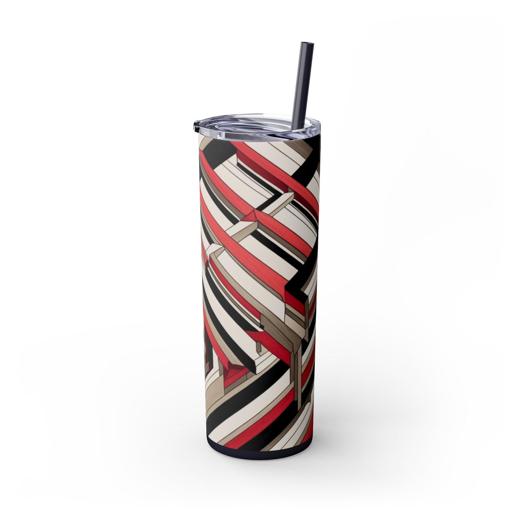 Skinny Tumbler with Straw – 20 oz Stainless Steel Cup