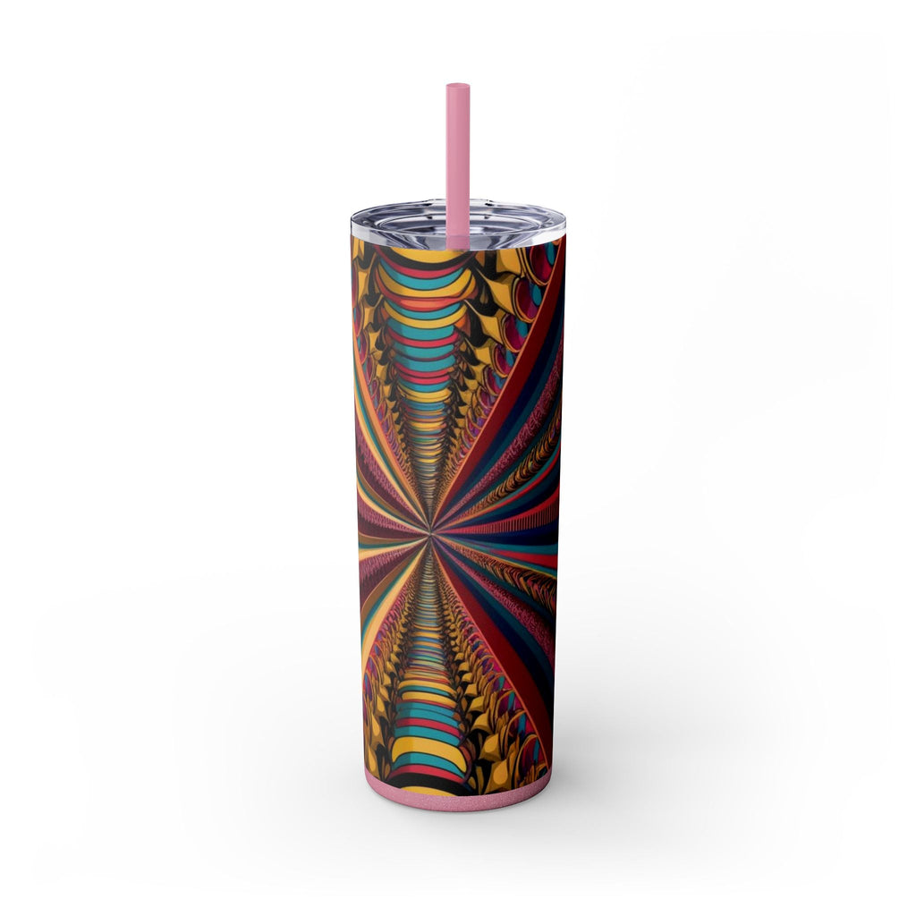 Skinny Tumbler with Straw – 20 oz Stainless Steel Cup