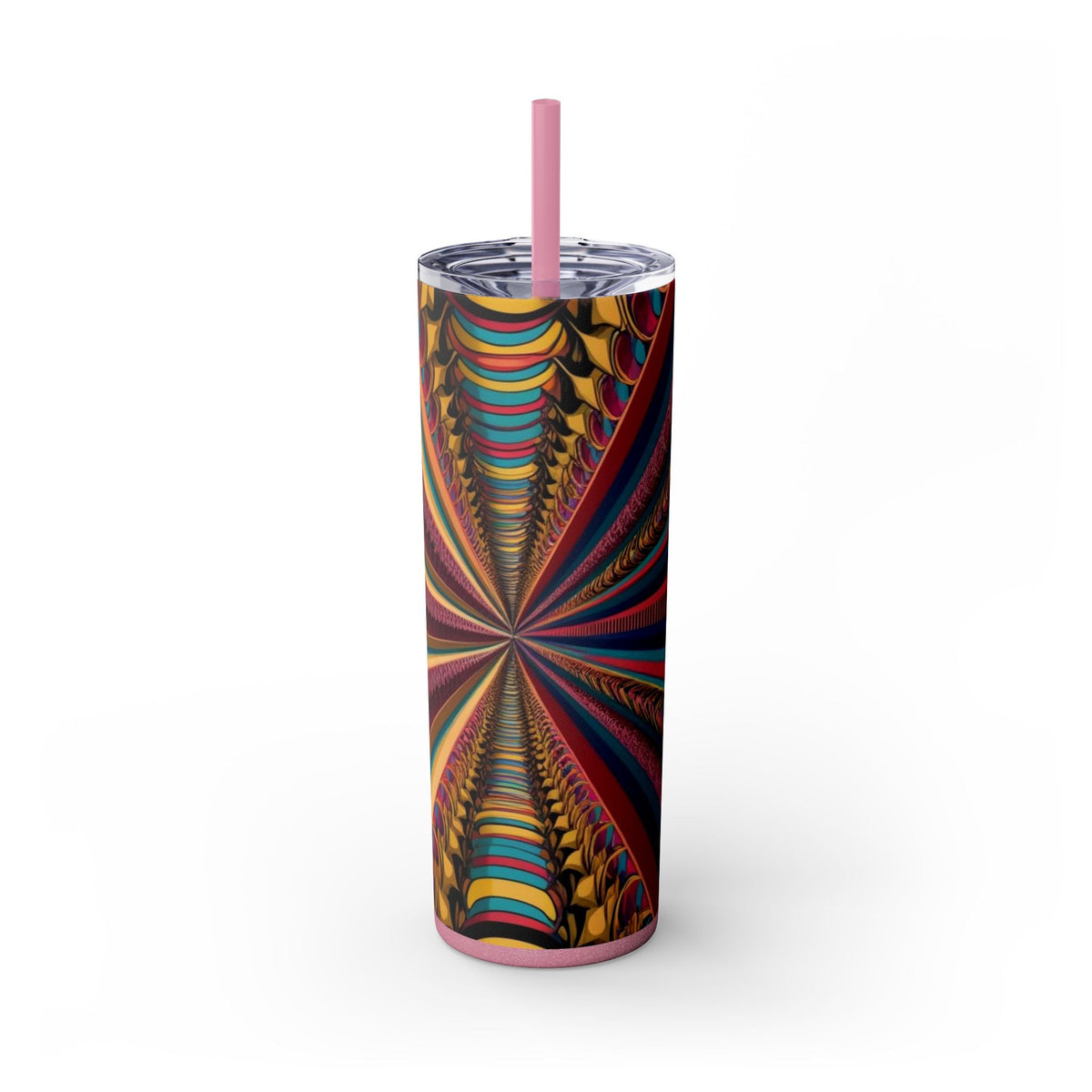 Skinny Tumbler with Straw – 20 oz Stainless Steel Cup