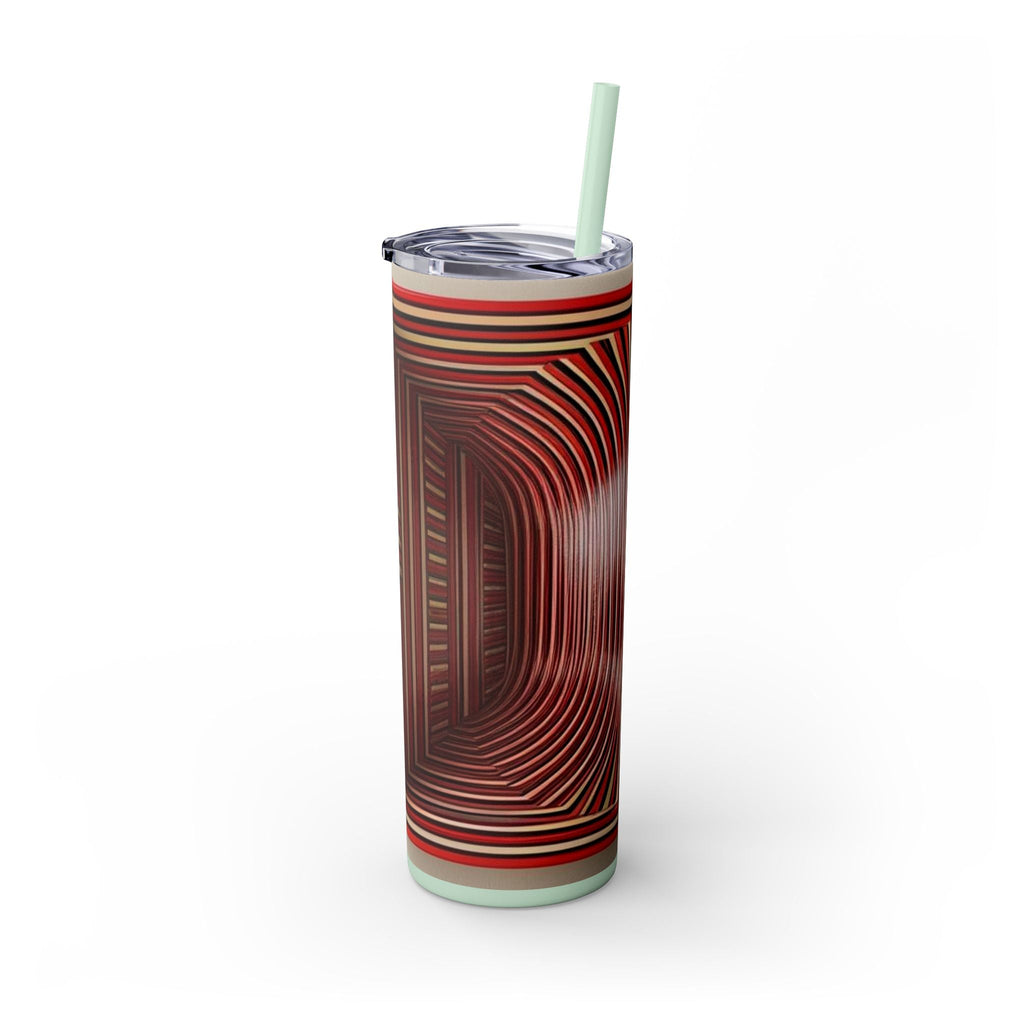 Skinny Tumbler with Straw – 20 oz Stainless Steel Cup