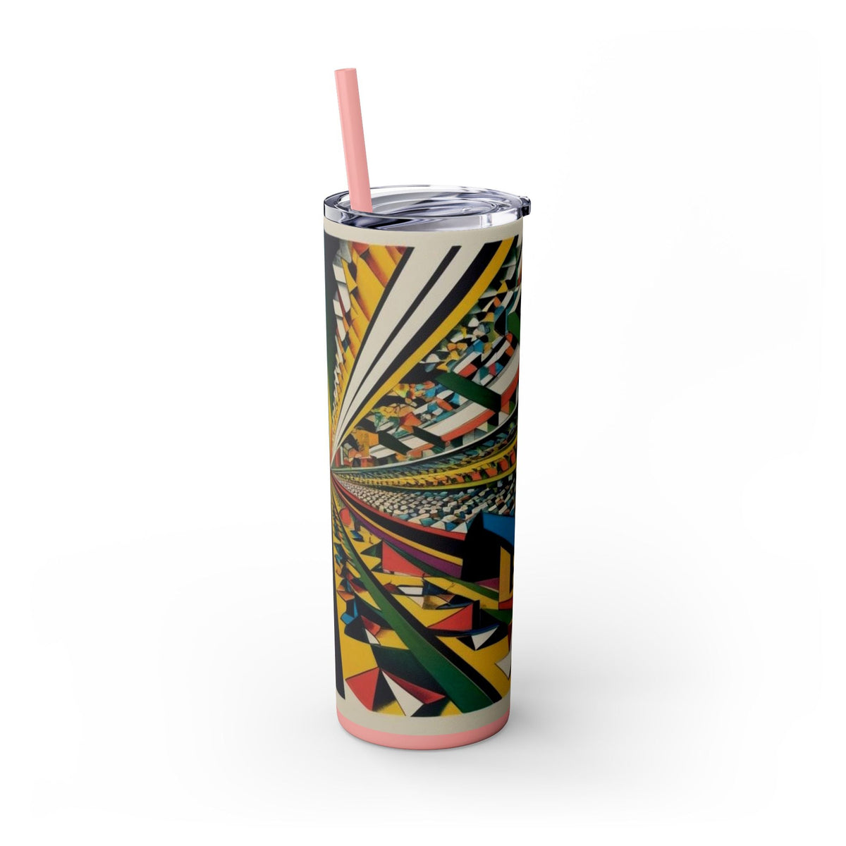 Skinny Tumbler with Straw – 20 oz Stainless Steel Cup