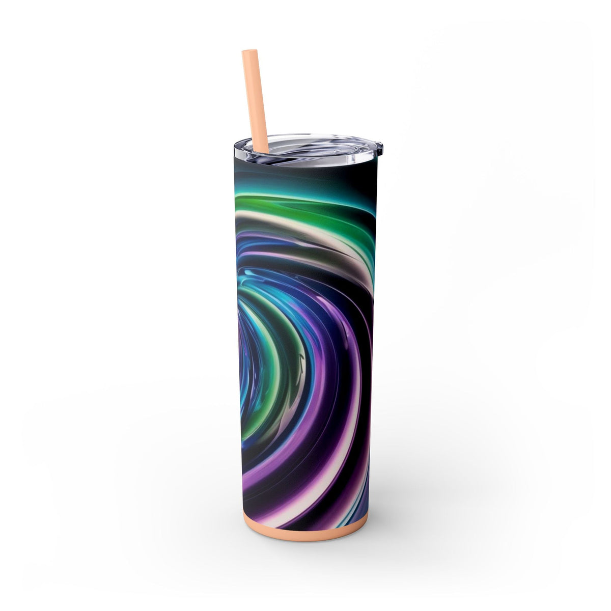 Skinny Tumbler with Straw – 20 oz Stainless Steel Cup