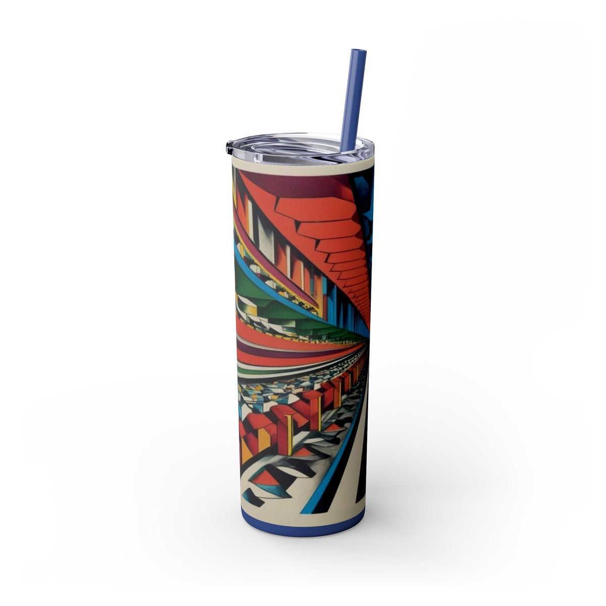 Skinny Tumbler with Straw – 20 oz Stainless Steel Cup