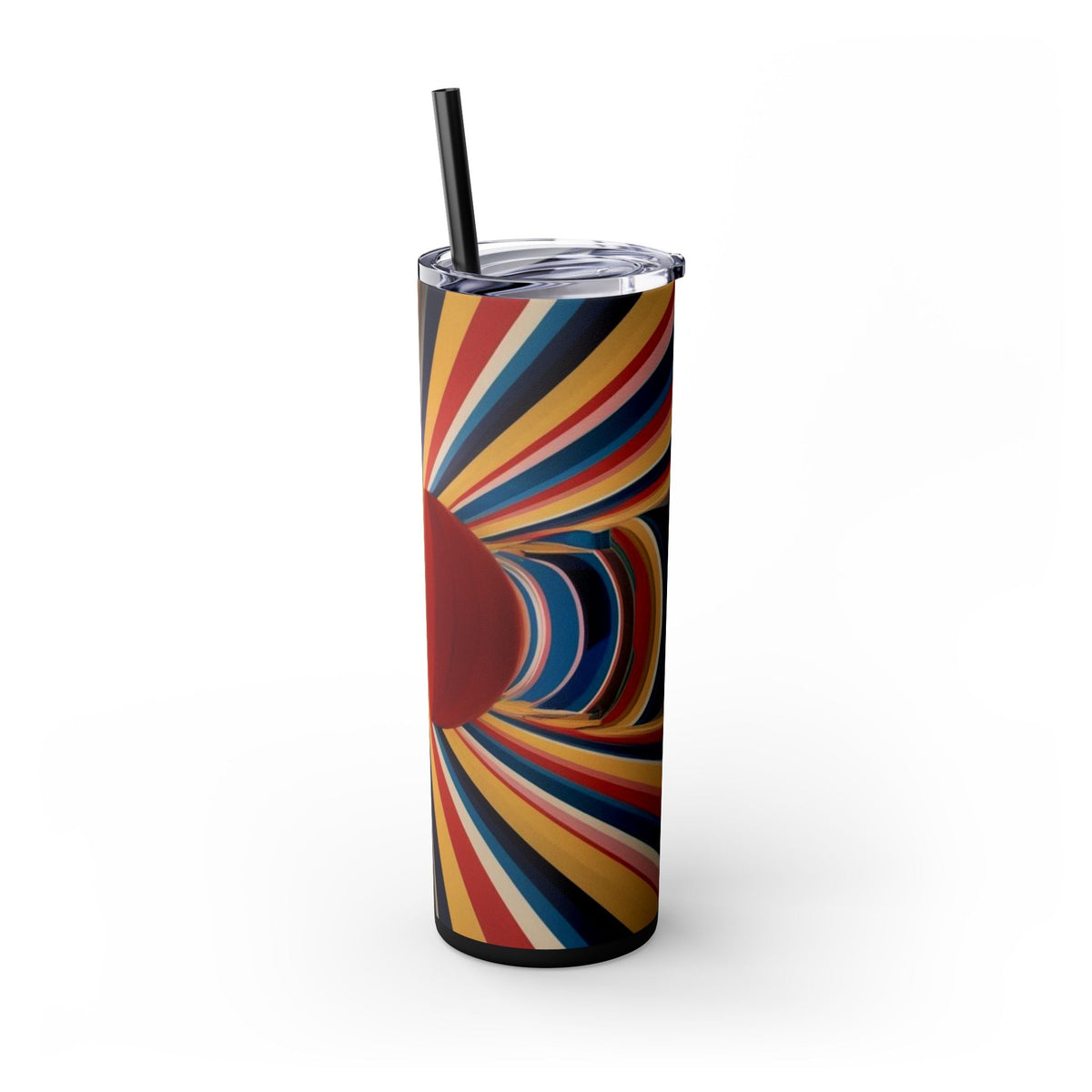 Skinny Tumbler with Straw – 20 oz Stainless Steel Cup