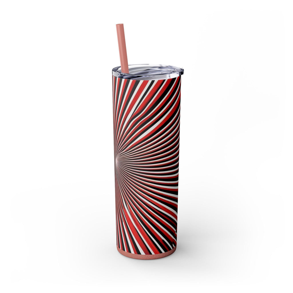 Skinny Tumbler with Straw – 20 oz Stainless Steel Cup