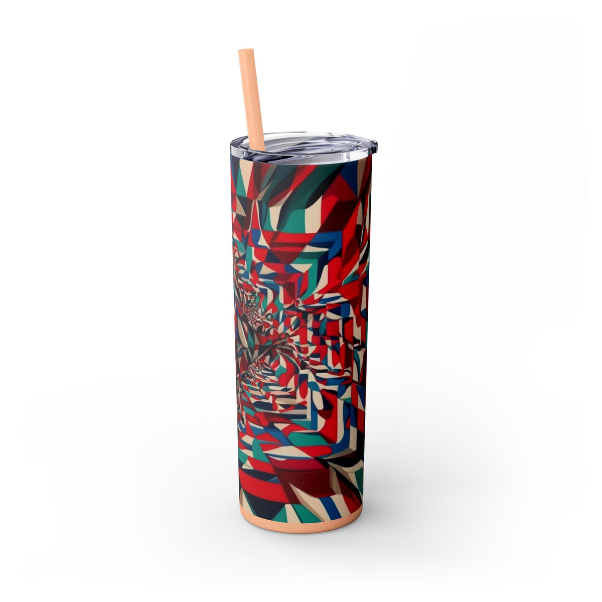 Skinny Tumbler with Straw – 20 oz Stainless Steel Cup