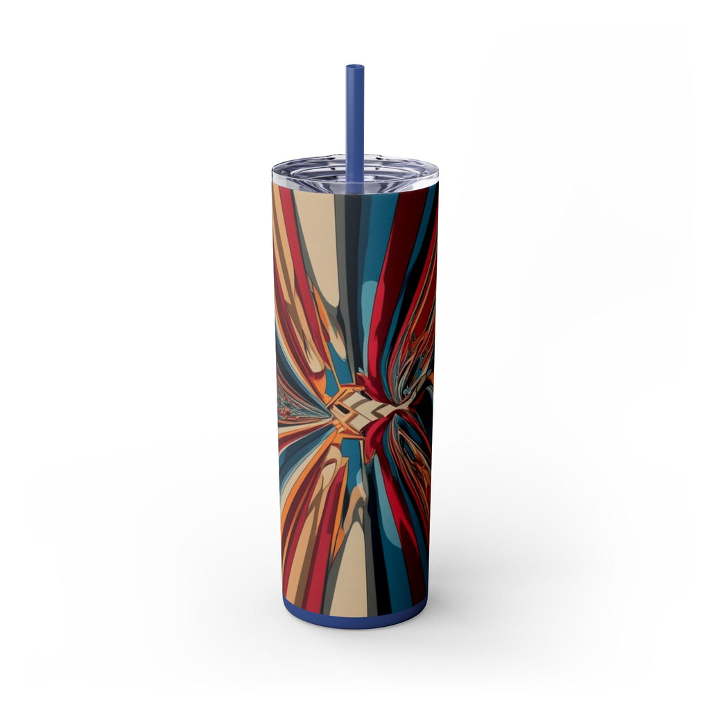 Skinny Tumbler with Straw – 20 oz Stainless Steel Cup