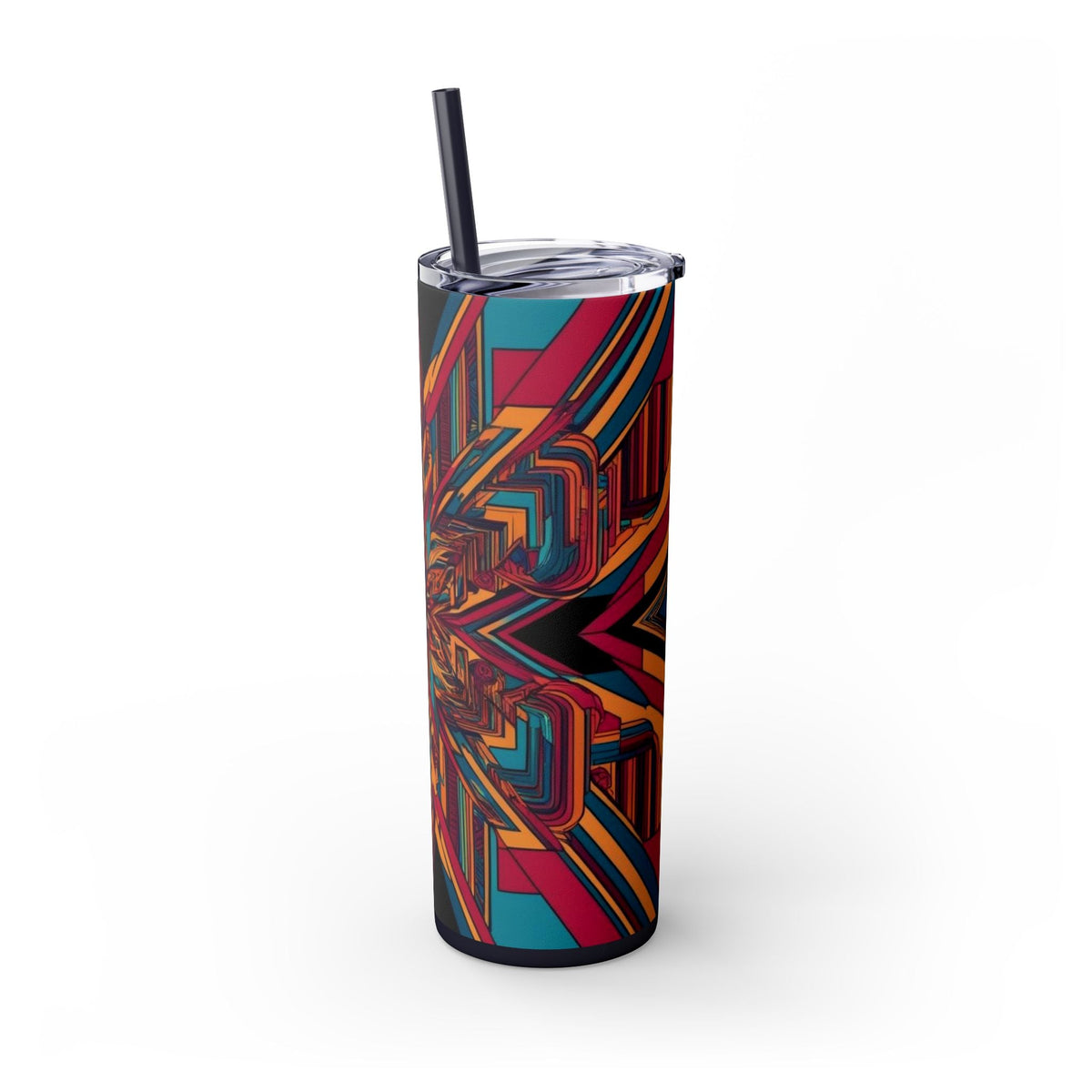 Skinny Tumbler with Straw – 20 oz Stainless Steel Cup