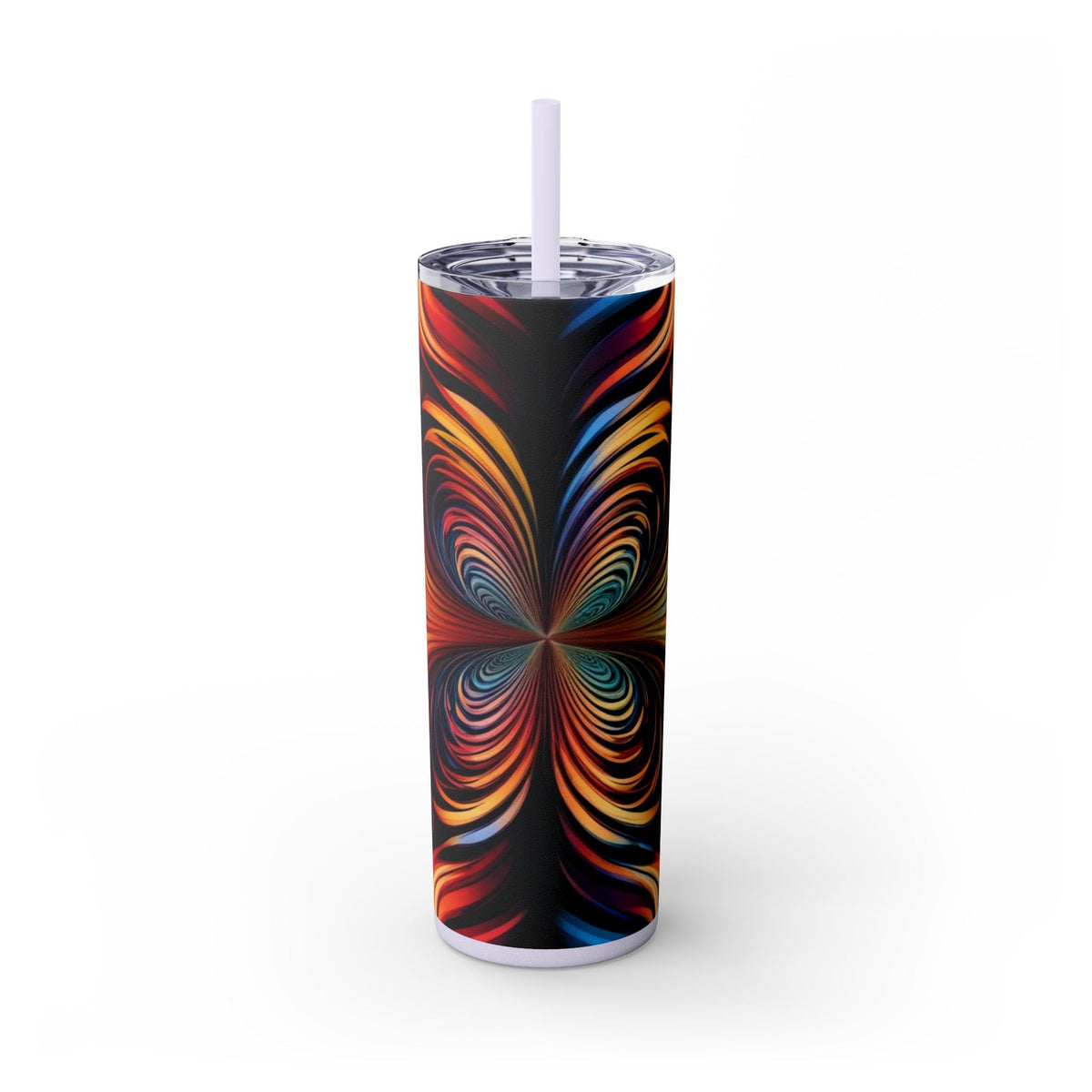 Skinny Tumbler with Straw – 20 oz Stainless Steel Cup