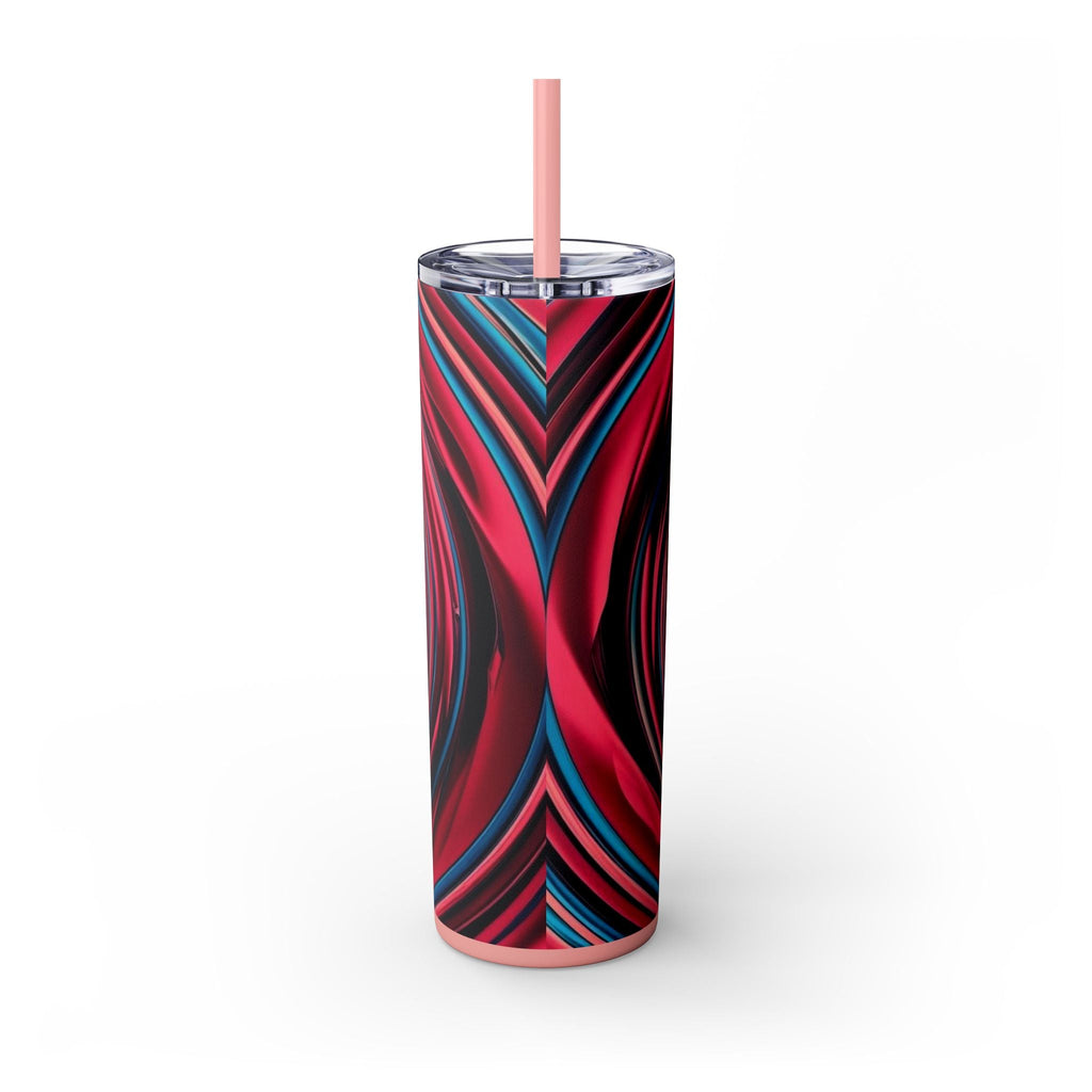 Skinny Tumbler with Straw – 20 oz Stainless Steel Cup