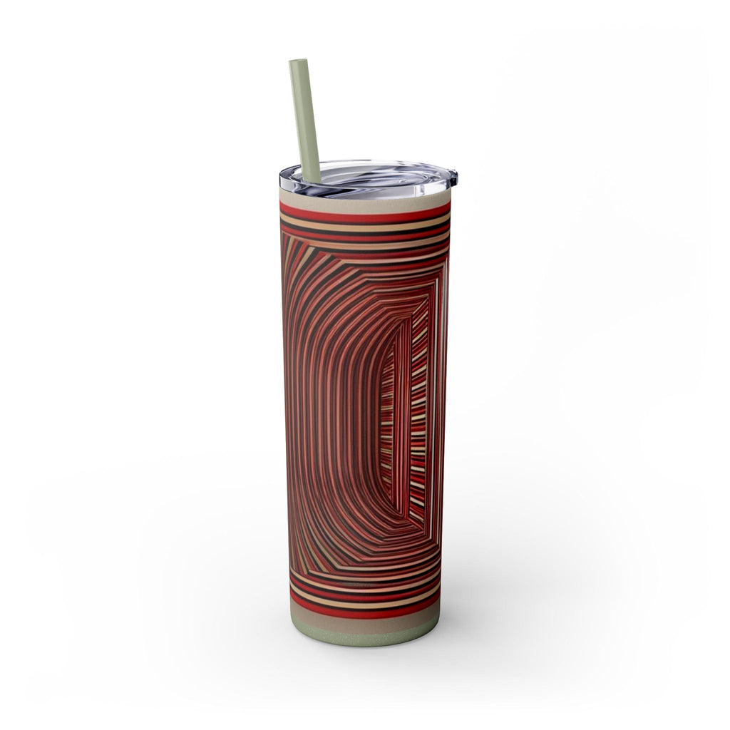 Skinny Tumbler with Straw – 20 oz Stainless Steel Cup