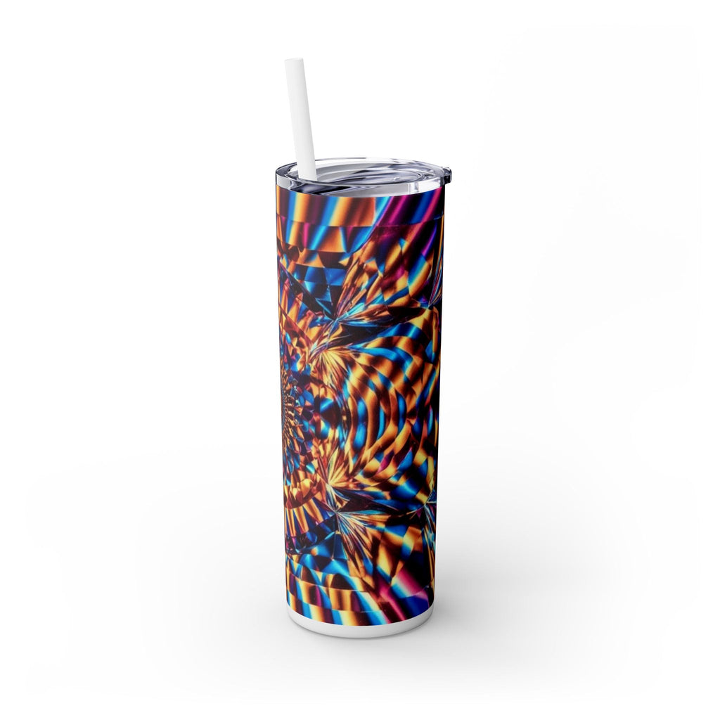 Skinny Tumbler with Straw – 20 oz Stainless Steel Cup