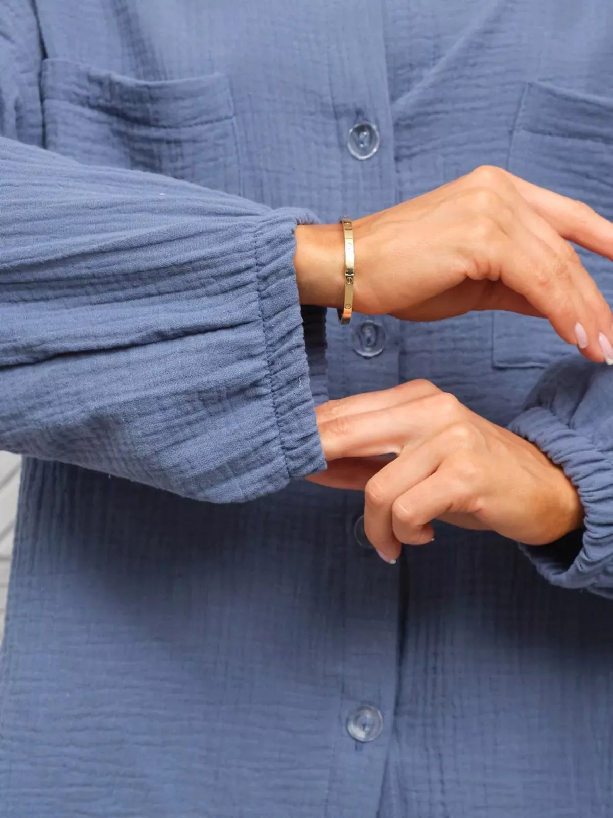 Button-Down Shirt and Shorts Set
