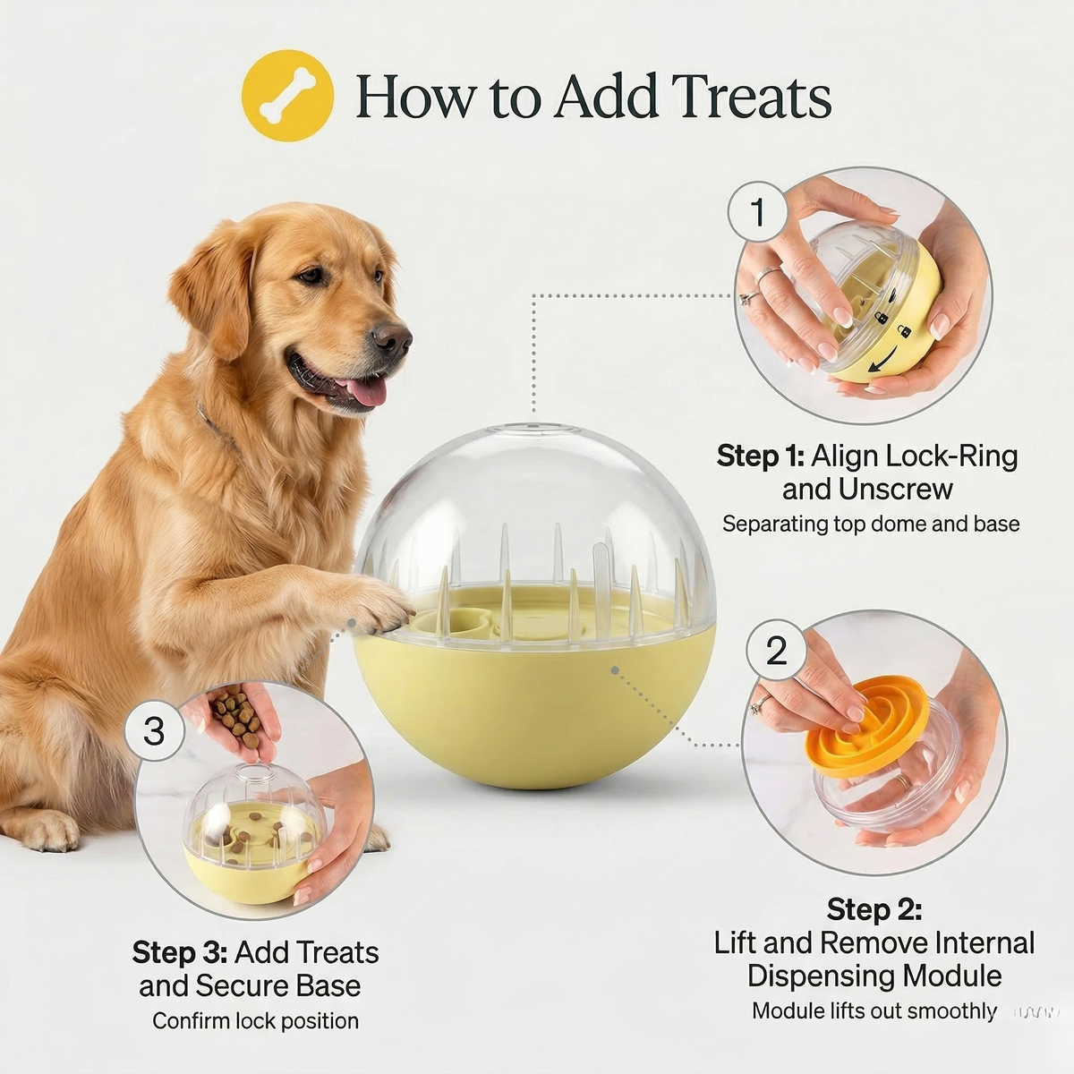 Interactive Treat Ball for Dogs