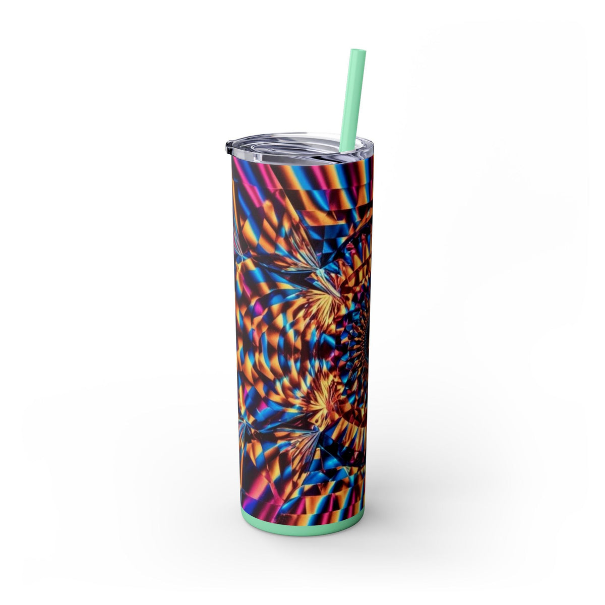 Skinny Tumbler with Straw – 20 oz Stainless Steel Cup