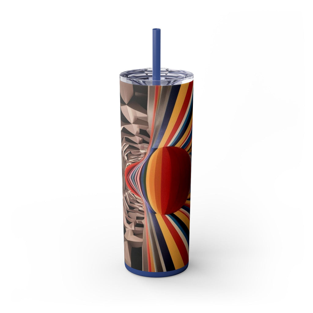 Skinny Tumbler with Straw – 20 oz Stainless Steel Cup